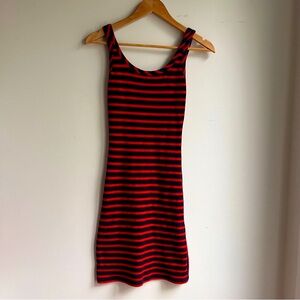 Lacoste Navy and Red Mini Dress